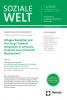 cover Soziale Welt special issue